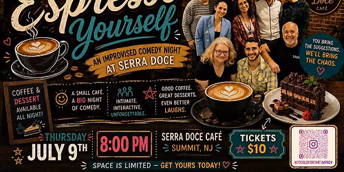 Espresso Yourself: An Improvised Comedy Night at Serra Doce