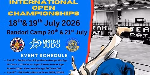 The West of England International Open and training camp.