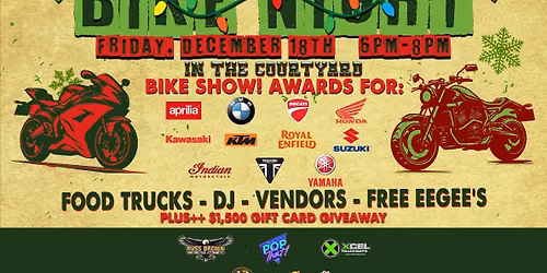 Bike Night | FRIDAY | DECEMBER 18TH