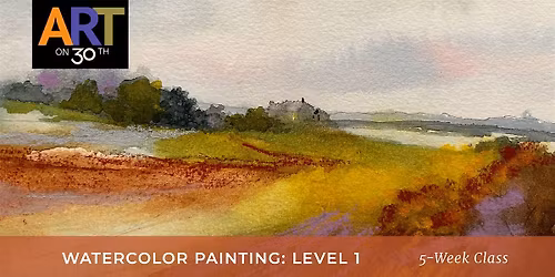 TUE PM - Watercolor Painting: Level 1 with Stephanie