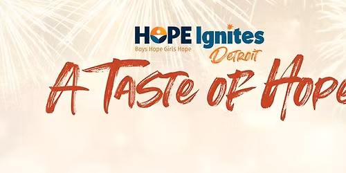 A Taste of Hope