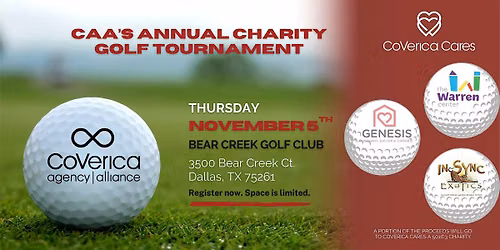 CoVerica Cares Charity Golf Tournament 2026