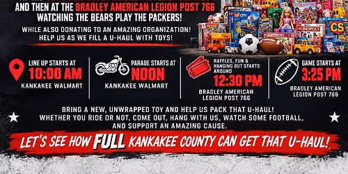 Annual Kankakee Toys for Tots Motorcycle Ride