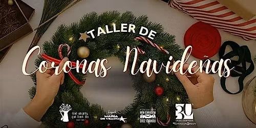 Taller solidario de Coronas Navide\u00f1as en Moraleja Green