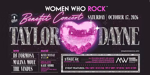 2026 Women Who Rock Benefit Concert Starring Taylor Dayne
