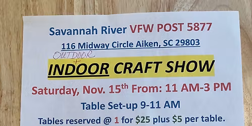 CRAFT SHOW VFW POST 5877