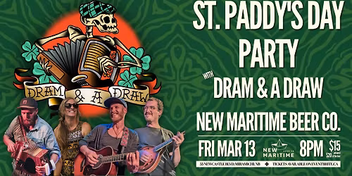 St. Paddy's Party On The 'Chi w\/ Dram & A Draw at New Maritime!