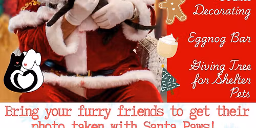Pictures with Santa Paws