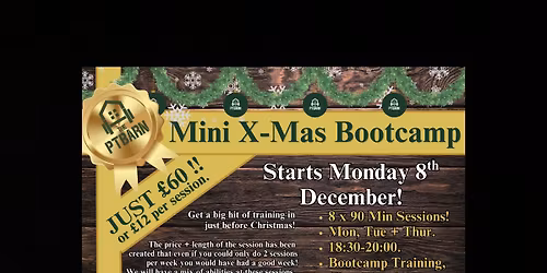 Mini X-Mas Bootcamp at The P.T Barn