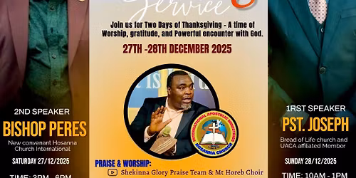Thanksgiving Celebration Service