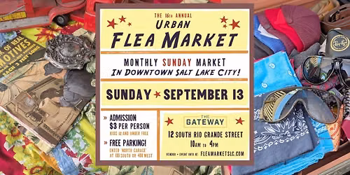 Urban Flea Market: Sunday, September 13
