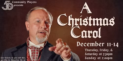 Dick Terhune's A CHRISTMAS CAROL