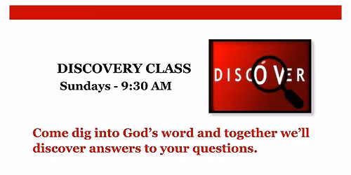 Discovery Class | January 11th, 2026
