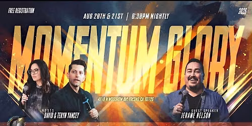 MOMENTUM GLORY Conference with JERAME NELSON