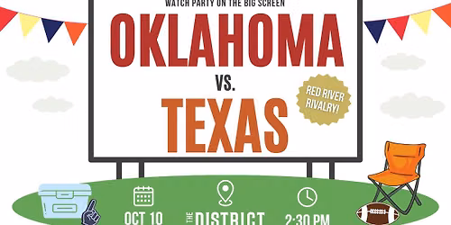Oklahoma vs Texas Watch Party\ud83c\udfc8