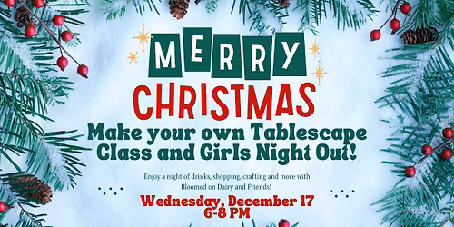 Making Spirits Bloom- Make Your Own Christmas Evergreen Centerpiece!