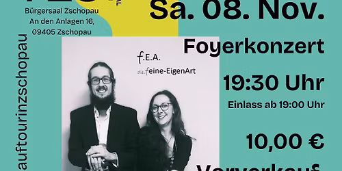 Foyerkonzert mit F.E.A.