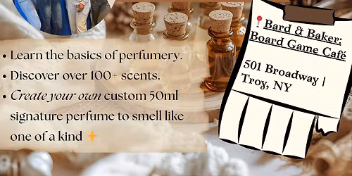 COSMOVA Create Your Signature Scent: Perfume Making Workshop 