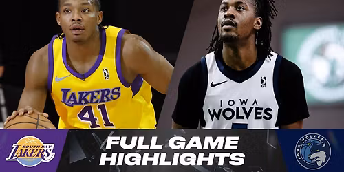 Iowa Wolves at South Bay Lakers