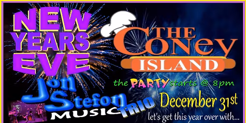 New Years Eve Jon Stefon TRIO @ The Coney