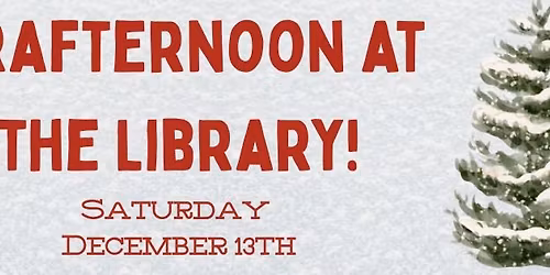 Crafternoon at the Library