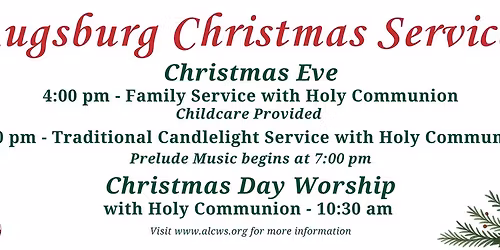 Christmas Worship Services at Augsburg