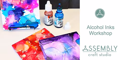 Alcohol Ink Tiles Workshop