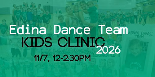Edina Dance Team Kids Clinic 2026