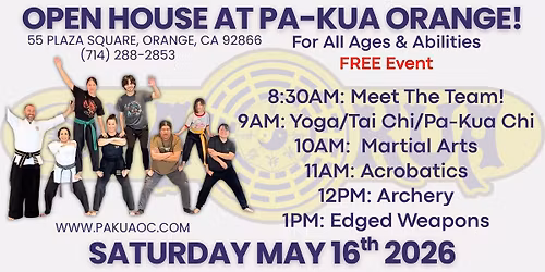 Open House at Pa-Kua Orange!