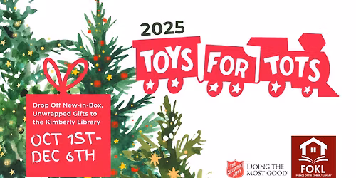 2025 Toys for Tots Drive at the Library-LAST DAY