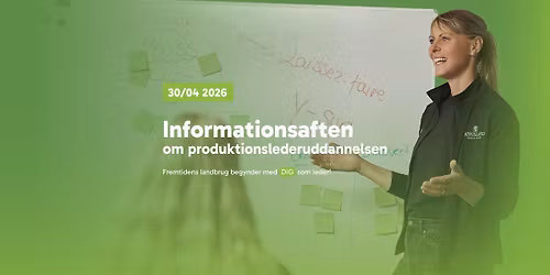 Infoaften om produktionslederuddannelsen