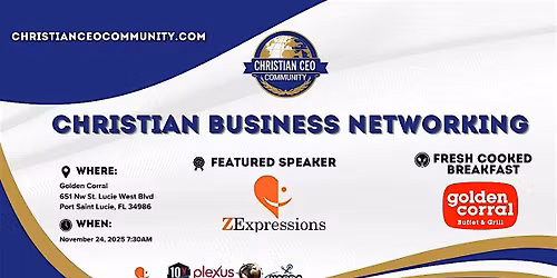 Christian Business Networking on the Treasure Coast