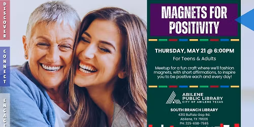 Magnets for Positivity (South Branch)