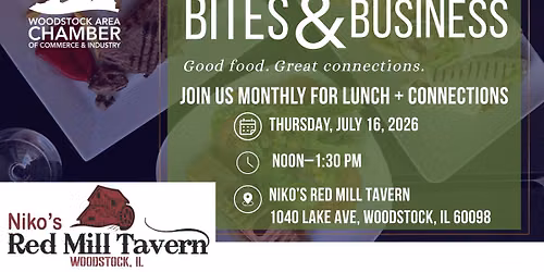 Bites & Business at Niko's Red Mill Tavern