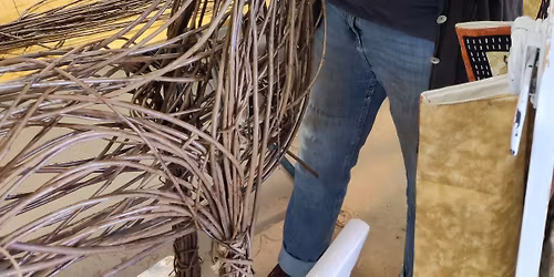 Willow Deer Sculpture