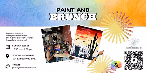 Desert Paint and Brunch at Sonora Moonshine