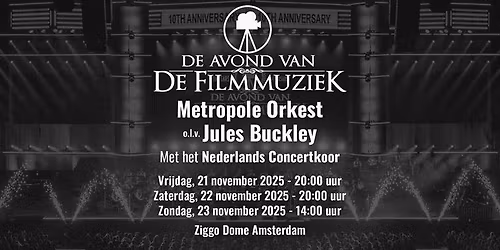 De Avond van de Filmmuziek 2025 | Zaterdag