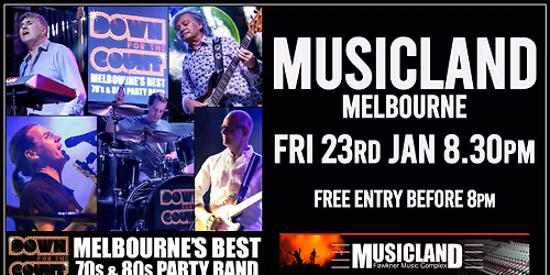 Down For The Count - Melbourne's Best 70s & 80s Party Band