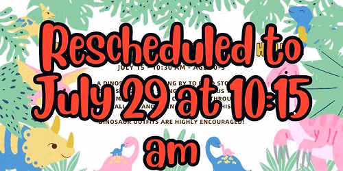 Baby Dinosaur Story Hour