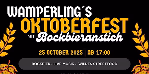 Oktoberfest mit Bockbieranstich