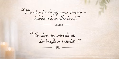EN WEEKEND TIL AT LANDE TIL DIG SELV
