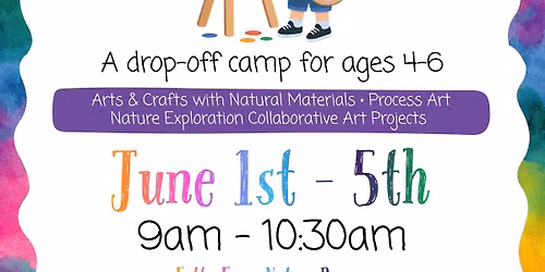 Itty Bitty DaVinci | Art Camp for Ages 4-6