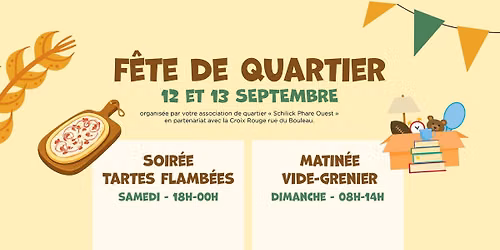 F\u00eate de quartier - 12 & 13 septembre