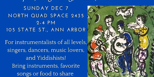 Ann Arbor Klezmer Picnic: winter edition