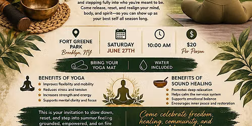 \u2600\ufe0f NATURE\u2019S JEWELZ PRESENTS: SUMMER SOLSTICE WITH YOGA AND SOUND HEALING