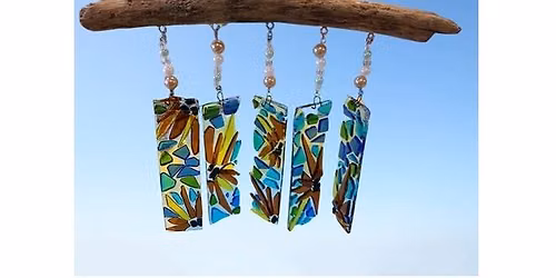 Fused Glass Driftwood Suncatcher