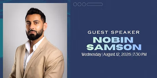 Guest Speaker Nobin Samson