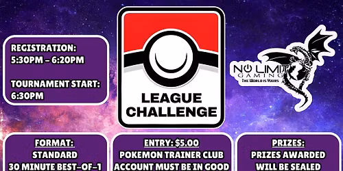 NLG Pokemon League Challenge Thursday (12\/18\/25)