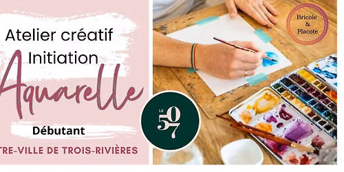 Atelier d'initiation \u00e0 l'aquarelle COMPLET
