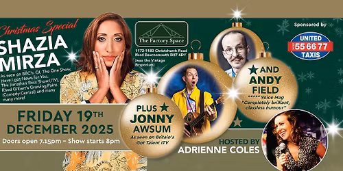 The Coastal Comedy Show with Shazia Mirza